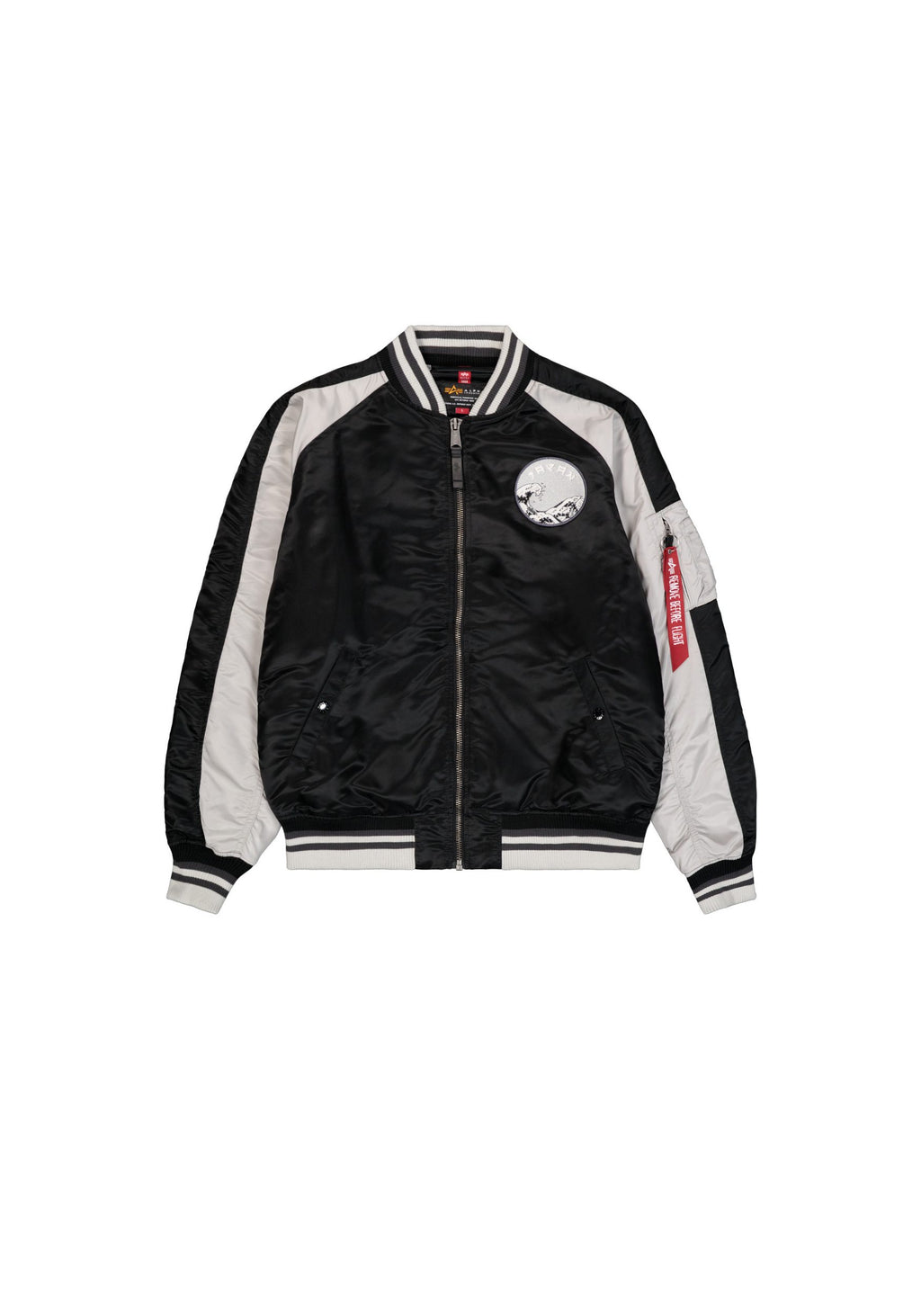 Alpha Bomberjacke 146101-03 Japan Warrior Black/Silber