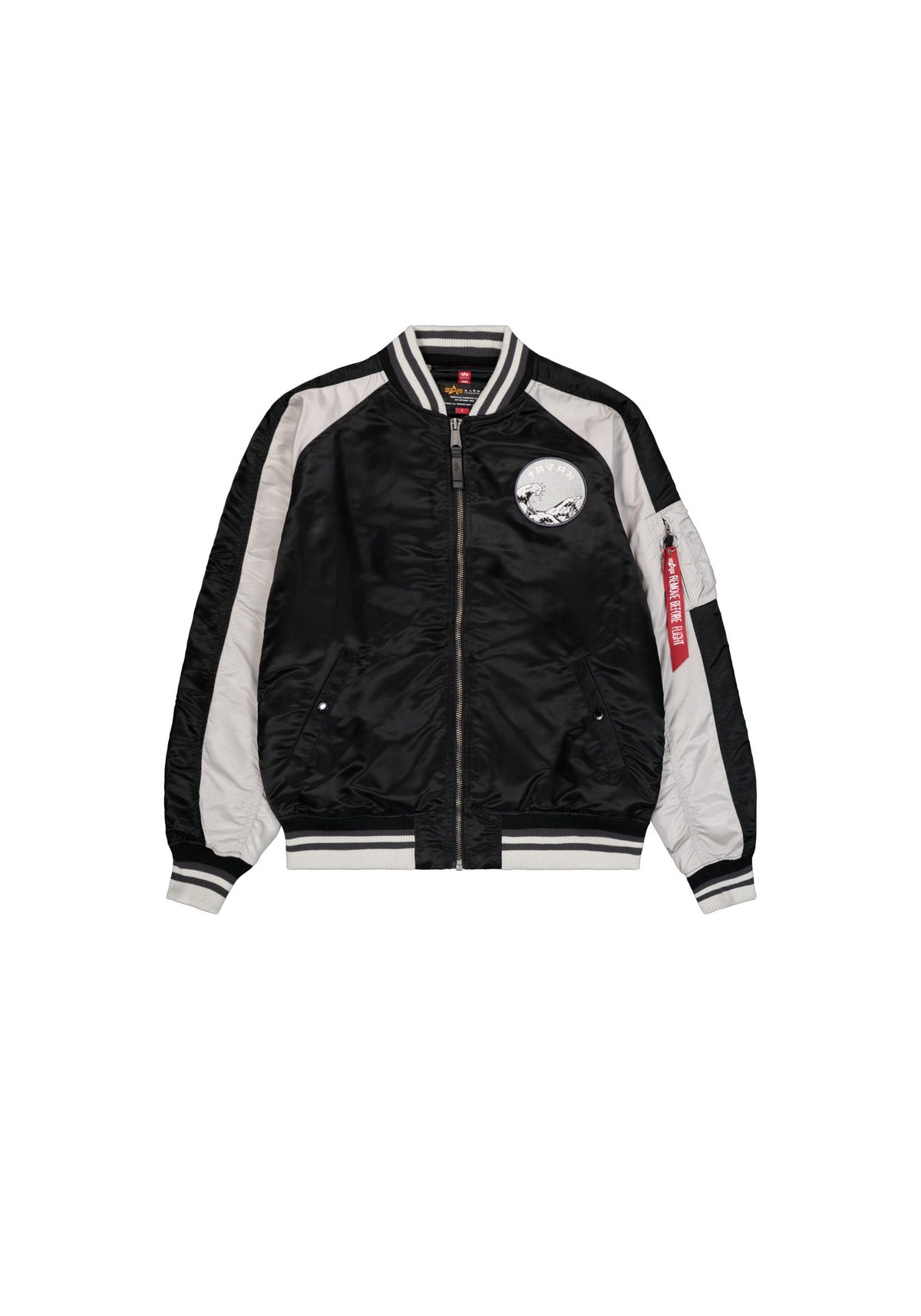 Alpha Bomberjacke 146101-03 Japan Warrior Black/Silber