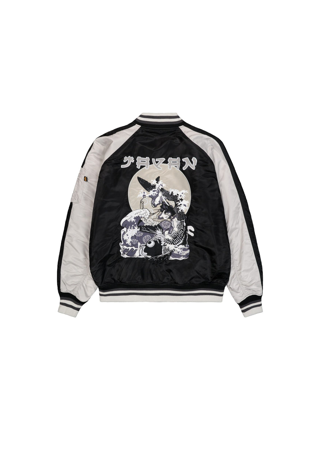 Alpha Bomberjacke 146101-03 Japan Warrior Black/Silber