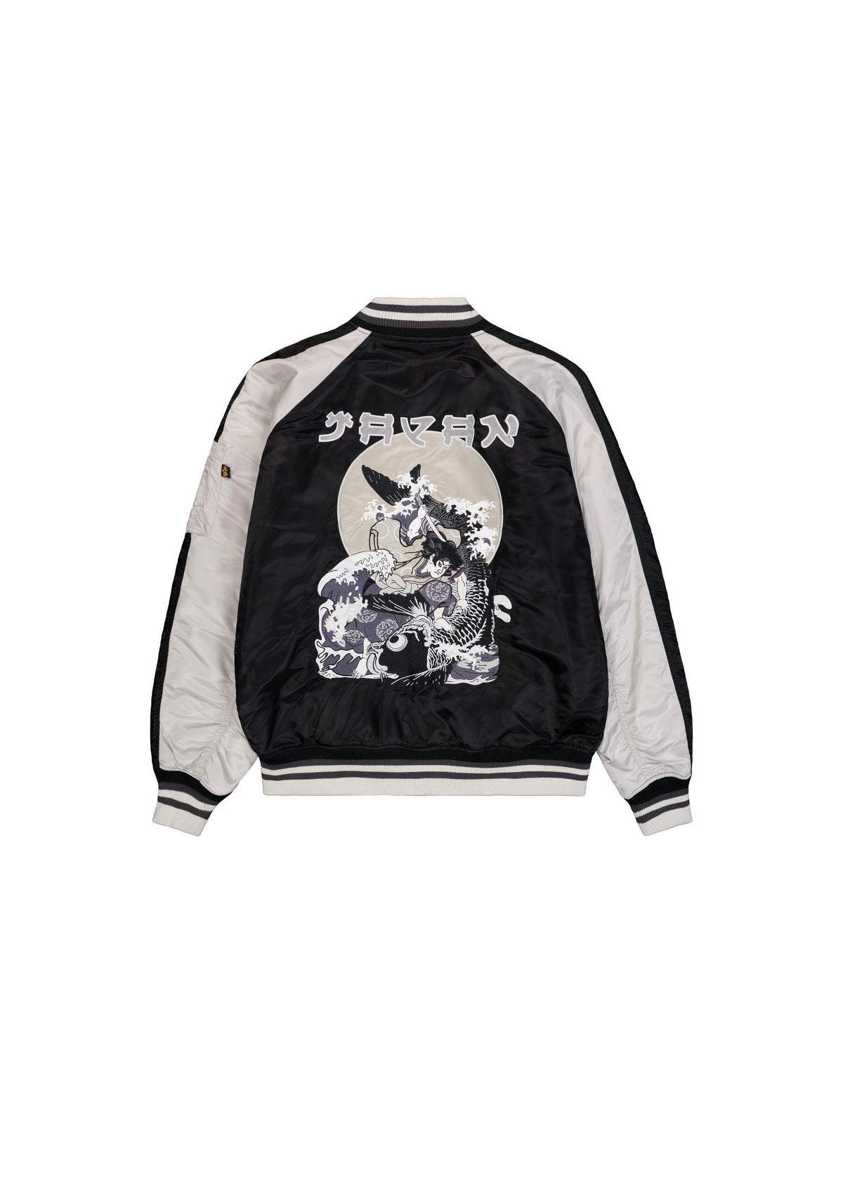 Alpha Bomberjacke 146101-03 Japan Warrior Black/Silber