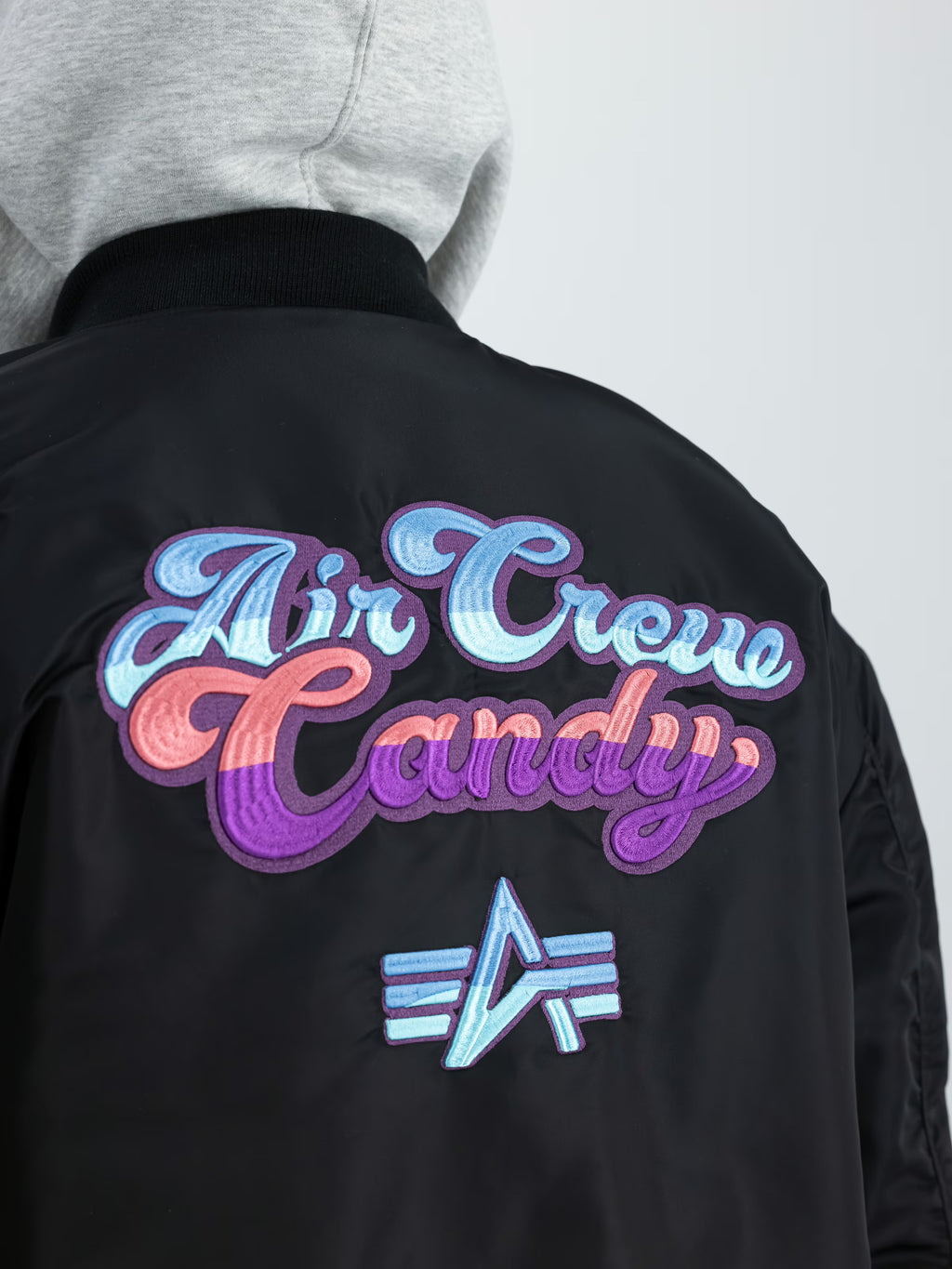 Alpha Industries Bomber Jacke MA-1 Candy Crew Black