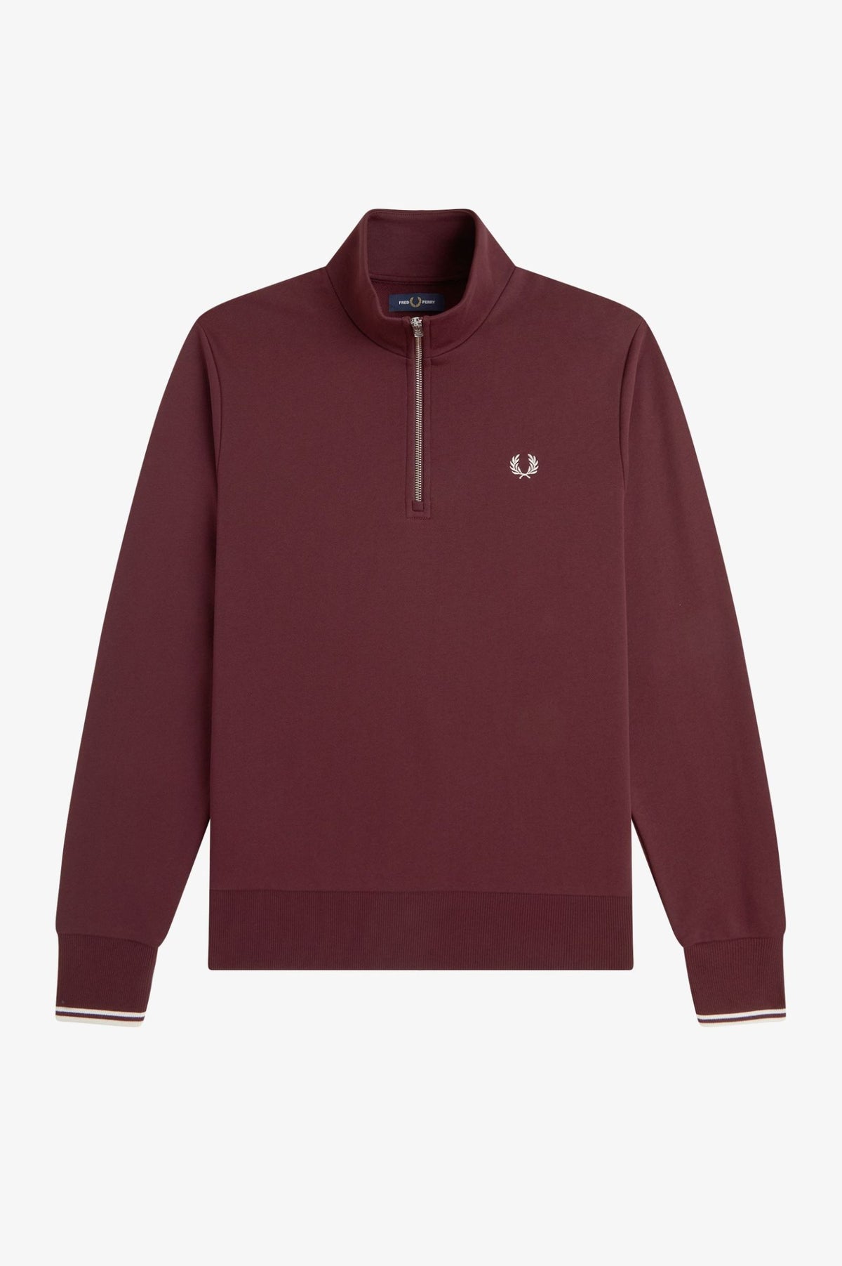 Fred Perry Sweatshirt mit halblangem Reißverschluss